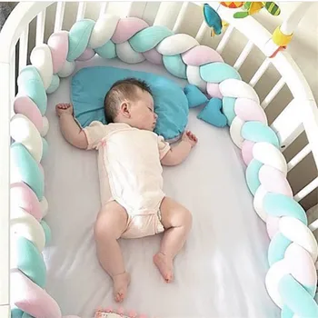 3 Strands Braid Baby Infant Bedding Crib Bumper Collision Creeping Guardrail Nursery Cradle Protector Room decor Crib Protection
3 Strands Braid Baby Infant Bedding Crib Bumper Collision Creeping Guardrail Nursery Cradle Protector Room decor Crib Protection