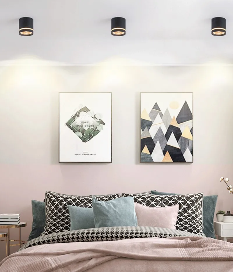 Dimmable Cylinder LED Downlights 7W 10W 12W COB LED Ceiling Spot Lights AC85~265V LED Background Lamps Indoor Lighting