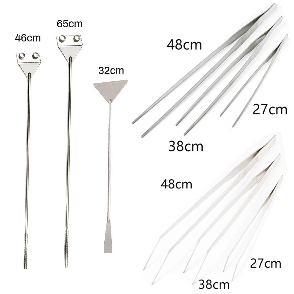New 48cm Fish Tank Plant Cleaning Tools Stainless Steel 27cm/38cm Straight/Elbow Tweezers
New 48cm Fish Tank Plant Cleaning Tools Stainless Steel 27cm/38cm Straight/Elbow Tweezers