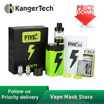 Original 222W Kangertech FIVE 6 Vape Kit with Kanger FIVE 6 mod & 8ml Five-6 Tank Box Vape Kit E cig vs Gen Kit/ Drag 2/ Shogun
Original 222W Kangertech FIVE 6 Vape Kit with Kanger FIVE 6 mod & 8ml Five-6 Tank Box Vape Kit E cig vs Gen Kit/ Drag 2/ Shogun