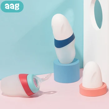 AAG Baby Silicone Feeding Spoon Newborn Squeezing Bottle Milk Fruit Vegetables Supplement Spoons Baby Learning Spoon Assist
AAG Baby Silicone Feeding Spoon Newborn Squeezing Bottle Milk Fruit Vegetables Supplement Spoons Baby Learning Spoon Assist