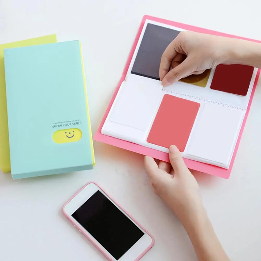 Portable 120 Pockets Large Capacity Scrapbooking Photo Name Card Photocard Album ID Holder |