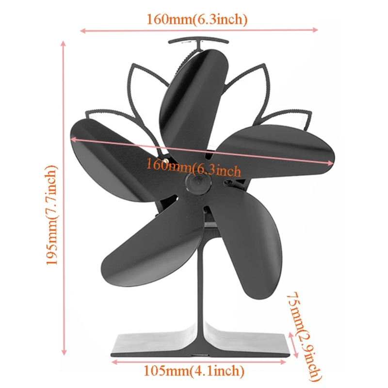 Eco Friendly Stove Fan Fireplace Fan for Gas Pellet Wood Log Burning Stove Saving Fuel Efficiently Perfect for Rooms
Eco Friendly Stove Fan Fireplace Fan for Gas Pellet Wood Log Burning Stove Saving Fuel Efficiently Perfect for Rooms