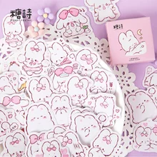 45Pcs/Box Cartoon Cute Animal Rabbit Sticker Diary Scrapbooking DIY Stationery Album Laptop Label Mobile Decorative Sticker
45Pcs/Box Cartoon Cute Animal Rabbit Sticker Diary Scrapbooking DIY Stationery Album Laptop Label Mobile Decorative Sticker