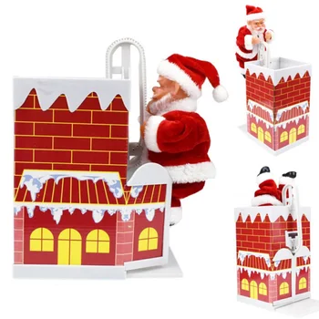 Electric Climbing Fireplace Santa Claus Christmas Figurine Ornament Kids Toys Gift
Electric Climbing Fireplace Santa Claus Christmas Figurine Ornament Kids Toys Gift