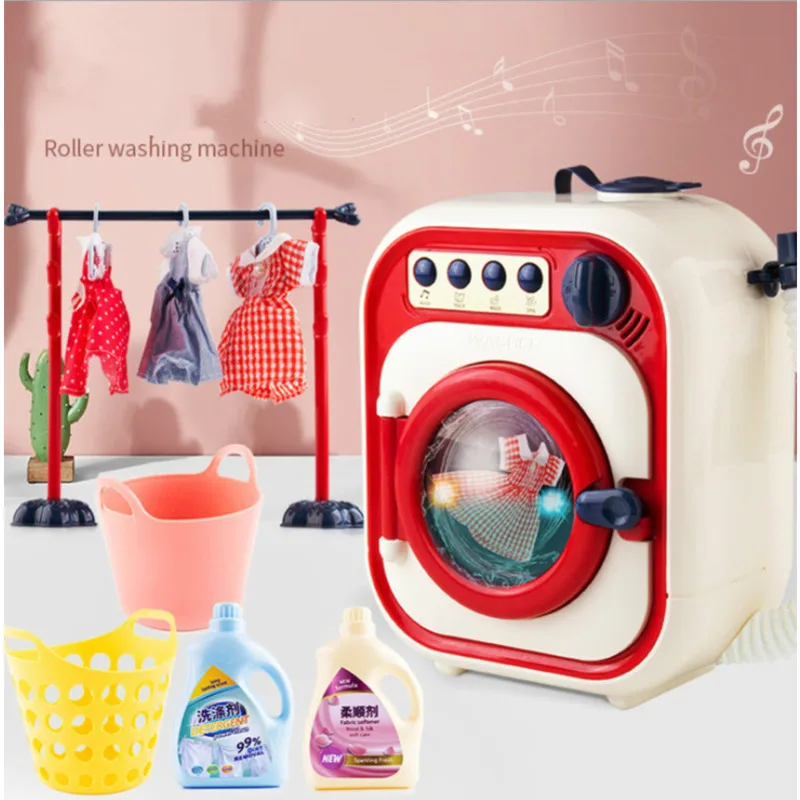 2022 Children's Washing Machine Toy Set Electric Mini Drum Can Rotate Kinetic Energy With Water Girl Play House Gift 3 Years Old
2022 Children's Washing Machine Toy Set Electric Mini Drum Can Rotate Kinetic Energy With Water Girl Play House Gift 3 Years Old