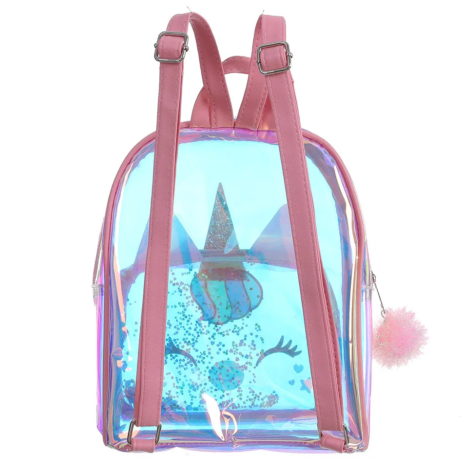 2021 New Unicorn Transparent Backpack Cartoon Tpu Children's Laser Colorful Backpacks Girls Spring Outing School Bag Kids Bags 2021 New Unicorn Transparent Backpack Cartoon Tpu Children's Laser Colorful Backpacks Girls Spring Outing School Bag Kids Bags