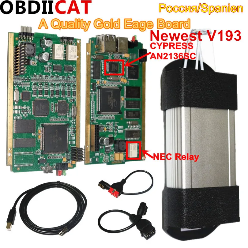 Can Clip V193 Full Chip Gold Side PCB Board With CYPRESS AN2135SC/213 OBD2 Diagnostic Interface
Can Clip V193 Full Chip Gold Side PCB Board With CYPRESS AN2135SC/213 OBD2 Diagnostic Interface