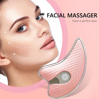 Heated Micro Current Facial Lifting Massager Guasha Scraping Massage Board Scraper Face Care Slimming Machine
Heated Micro Current Facial Lifting Massager Guasha Scraping Massage Board Scraper Face Care Slimming Machine