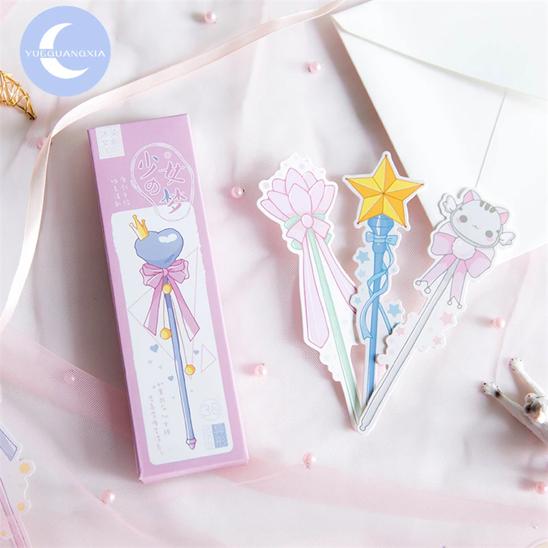 YUEGUANGXIA 30pcs/box Girlish Fairy Wind Irregular Bookmarks for Reading Book Message Maker Page Book Markers School Supplies
YUEGUANGXIA 30pcs/box Girlish Fairy Wind Irregular Bookmarks for Reading Book Message Maker Page Book Markers School Supplies