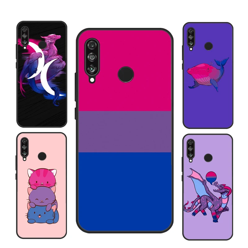 Бисексуальный Bi Pride Dragon Space ЛГБТ для Huawei P20 Lite P30 P40 Pro P Smart 2019 2021 Nova 5T чехол Honor 10i 20 8A 8X