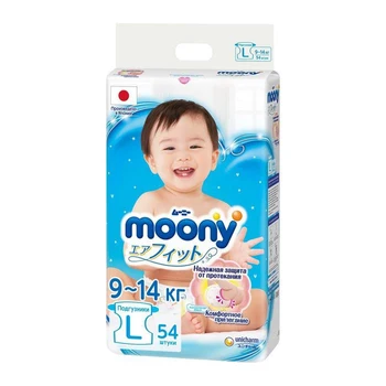 Diapers MOONY L (9-14 kg), 54 pcs 5147391