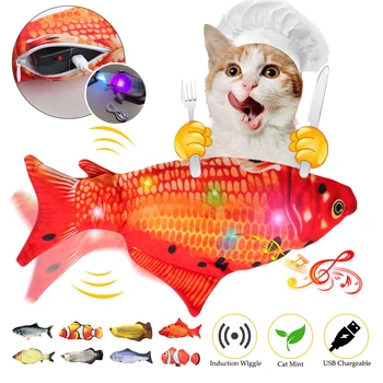 Pet Soft Plush 3D Fish Shape Cat Toy Gifts Catnip USB Charging Interactive Toys Stuffed Pillow Doll Simulation Fish Toy
Pet Soft Plush 3D Fish Shape Cat Toy Gifts Catnip USB Charging Interactive Toys Stuffed Pillow Doll Simulation Fish Toy