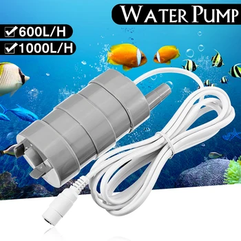 12V 5M 600L/H 1000L/H Water Pump For Vertical Submersible Pumps Home Garden Fish Tank Pond Fountain Change Water Portable
12V 5M 600L/H 1000L/H Water Pump For Vertical Submersible Pumps Home Garden Fish Tank Pond Fountain Change Water Portable