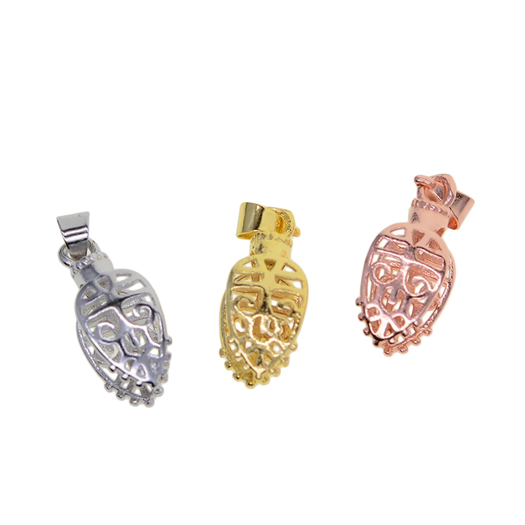 18 Pieces Brass Gemstone Crystal Charms Pendant Pinch Bail Metal Clasp Clips Connector Finding for Jewelry Making DIY Craft 18 Pieces Brass Gemstone Crystal Charms Pendant Pinch Bail Metal Clasp Clips Connector Finding for Jewelry Making DIY Craft