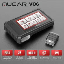 MUCAR VO6 All Car System Automotive Tools Diagnostic Scan Tool With 28 Services Car Diagnostic Scanner Free Upgrade OBD2 Scanner
MUCAR VO6 All Car System Automotive Tools Diagnostic Scan Tool With 28 Services Car Diagnostic Scanner Free Upgrade OBD2 Scanner