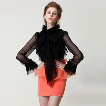 2020 SS Romantic French style ladies elegant Ruffle blouse women fashion sexy lace bowknot collar blouse shirt
2020 SS Romantic French style ladies elegant Ruffle blouse women fashion sexy lace bowknot collar blouse shirt