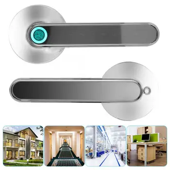 Smart Bluetooth Door Handle Lock Biometric Fingerprint Password APP Keyless Entry Lever Door Lock
Smart Bluetooth Door Handle Lock Biometric Fingerprint Password APP Keyless Entry Lever Door Lock