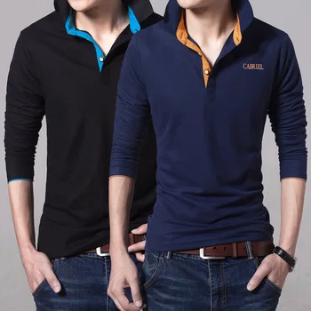 Spring 2020 men's long sleeve lapel tide youth fashion pure color polo unlined upper garment
Spring 2020 men's long sleeve lapel tide youth fashion pure color polo unlined upper garment