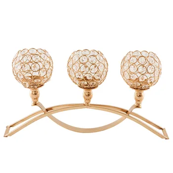 Hot Selling Wedding Electroplated Golden Candlestick Crystal Candle Holder Romantic Candlelight Dinner Candlestick Decoration
Hot Selling Wedding Electroplated Golden Candlestick Crystal Candle Holder Romantic Candlelight Dinner Candlestick Decoration