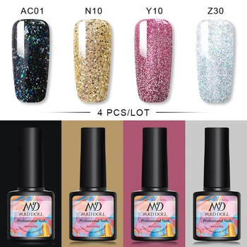 4 Pcs/Set MD DOLL 8ml Gel Nail Polish VarnishSet For Nail Extension Kit Nail Art For UV LED Gel Varnish Set For Nail Art
4 Pcs/Set MD DOLL 8ml Gel Nail Polish VarnishSet For Nail Extension Kit Nail Art For UV LED Gel Varnish Set For Nail Art