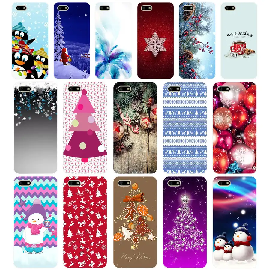christmas lights gift 2 soft silicone tpu cover phone case for