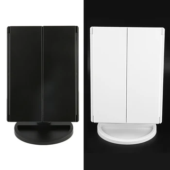 Portable Three Folding Table LED Lamp Luminous Makeup Mirror Cosmetic Mirror Adjustable Tabletop Countertop Light Mirror
Portable Three Folding Table LED Lamp Luminous Makeup Mirror Cosmetic Mirror Adjustable Tabletop Countertop Light Mirror