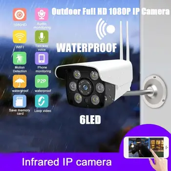 2.4G WiFi Home Security Motion Detection Camera HD 1080P Night Vision Waterproof Surveillance NetCam Outdoor/Indoor IP Camera
2.4G WiFi Home Security Motion Detection Camera HD 1080P Night Vision Waterproof Surveillance NetCam Outdoor/Indoor IP Camera