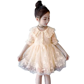 Summer Dresses For Girls Embroidery Lace Dress Girls Turn Down Collar Children Party Dress Cute Style Girls Costumes Kids
Summer Dresses For Girls Embroidery Lace Dress Girls Turn Down Collar Children Party Dress Cute Style Girls Costumes Kids