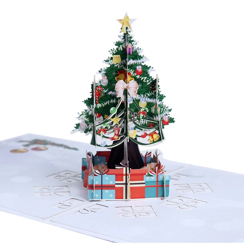 New Festival Greeting Card Three-dimensional Christmas Tree And 3D Greeting Card Christmas 3D Handmade Greeting Card
New Festival Greeting Card Three-dimensional Christmas Tree And 3D Greeting Card Christmas 3D Handmade Greeting Card