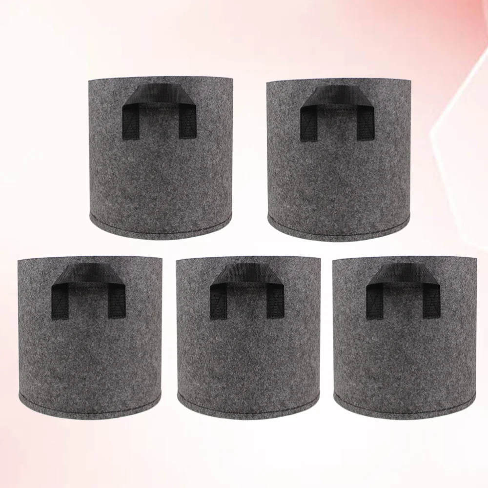 5pcs Durable Fabric Pots Root-control Portable Non-woven Nursery Bag Nutrition Plant Bags for Tree
5pcs Durable Fabric Pots Root-control Portable Non-woven Nursery Bag Nutrition Plant Bags for Tree