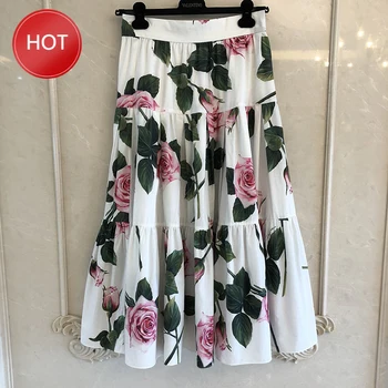 Luxury Floral Printed Long Mid-Calf Skirts for Lady 2020 Grand Designer Skirts for Lady Top Quality
Luxury Floral Printed Long Mid-Calf Skirts for Lady 2020 Grand Designer Skirts for Lady Top Quality
