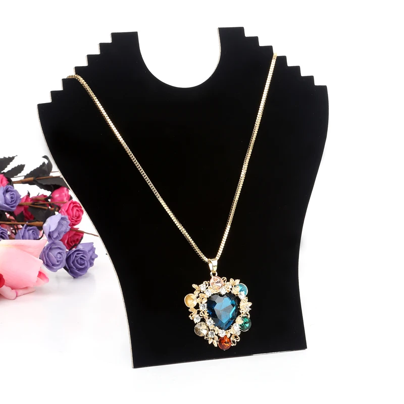 Black Velvet Cardboard Bust Necklace Chain Pendant Jewelry Display Holder Counter Showcase Storage Racks Organizer Stand Rack
Black Velvet Cardboard Bust Necklace Chain Pendant Jewelry Display Holder Counter Showcase Storage Racks Organizer Stand Rack