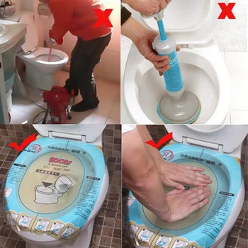 1pcs Pressure Principle Toilet Clear Foil Operation Super Pressure Toilet Plunger Simple and Cheap Toilet Brush
1pcs Pressure Principle Toilet Clear Foil Operation Super Pressure Toilet Plunger Simple and Cheap Toilet Brush