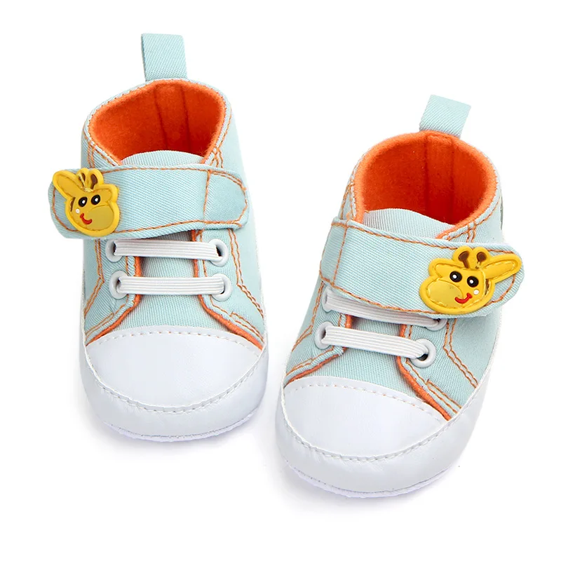Śliczne miękkie trampki z antypoślizgowym dnem dla noworodka - buty jednorożec korona żyrafa Enfant chłopiec/dziewczynka buciki - Wianko - 25