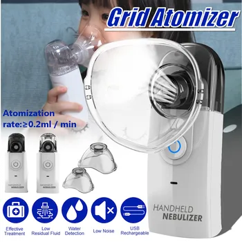 Portable Ultrasonic Nebulizer Mini Handheld Inhaler Respirator Humidifier Kit Health Care Children Home Inhaler Machine Atomizer
Portable Ultrasonic Nebulizer Mini Handheld Inhaler Respirator Humidifier Kit Health Care Children Home Inhaler Machine Atomizer