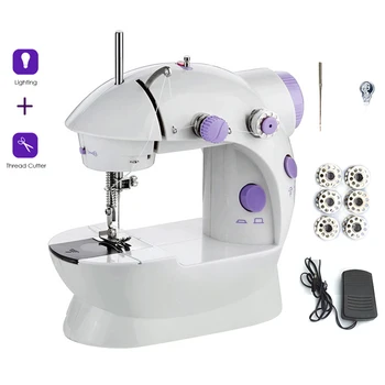 Portable Sewing Machine Adjustable 2-Speed Crafting Sewing Machine with Foot Pedal Bobbins for Beginners Household
Portable Sewing Machine Adjustable 2-Speed Crafting Sewing Machine with Foot Pedal Bobbins for Beginners Household