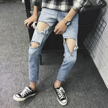 New Skinny Jeans Men Streetwear Destroyed Ripped Jeans Homme Hip Hop Broken Graffiti Print Pencil Biker Denim Pants Hole
New Skinny Jeans Men Streetwear Destroyed Ripped Jeans Homme Hip Hop Broken Graffiti Print Pencil Biker Denim Pants Hole