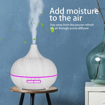 400Ml Ultrasonic Electric Air Humidifier Aroma Oil Diffuser White Wood Grain 7 Colors Led Lights for Home
400Ml Ultrasonic Electric Air Humidifier Aroma Oil Diffuser White Wood Grain 7 Colors Led Lights for Home