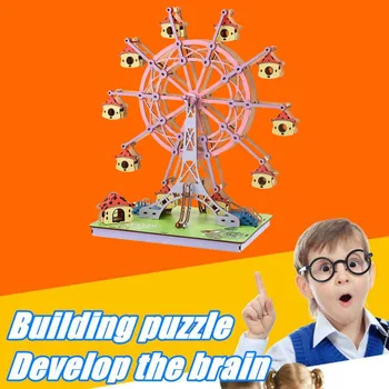 Duplos Blocks Accessory Customized 3D Ferris wheel Wooden Three-Dimensional Puzzle Processing DIY Manual Building Brick Toy 9810
Duplos Blocks Accessory Customized 3D Ferris wheel Wooden Three-Dimensional Puzzle Processing DIY Manual Building Brick Toy 9810