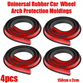 4x/2x Universal Rubber Car Mudguard Wheel Arch Protection Moldings Black 1.5x2CM Anti-collision Strip Stickers 
4x/2x Universal Rubber Car Mudguard Wheel Arch Protection Moldings Black 1.5x2CM Anti-collision Strip Stickers