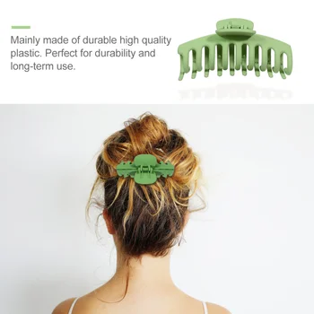 4pcs Plastic Toothed Durable Jaw Clips Bathing Hair Claws Hair Clip Ponytail Holder Gripper for Madam Lady Women
4pcs Plastic Toothed Durable Jaw Clips Bathing Hair Claws Hair Clip Ponytail Holder Gripper for Madam Lady Women