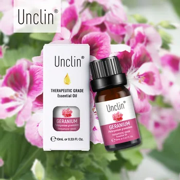Unclin 10ml Geranium Pure Essential Oils With Gift Box For Aromatherapy Humidifier Relieve Stress Calmness Massage Essential Oil
Unclin 10ml Geranium Pure Essential Oils With Gift Box For Aromatherapy Humidifier Relieve Stress Calmness Massage Essential Oil