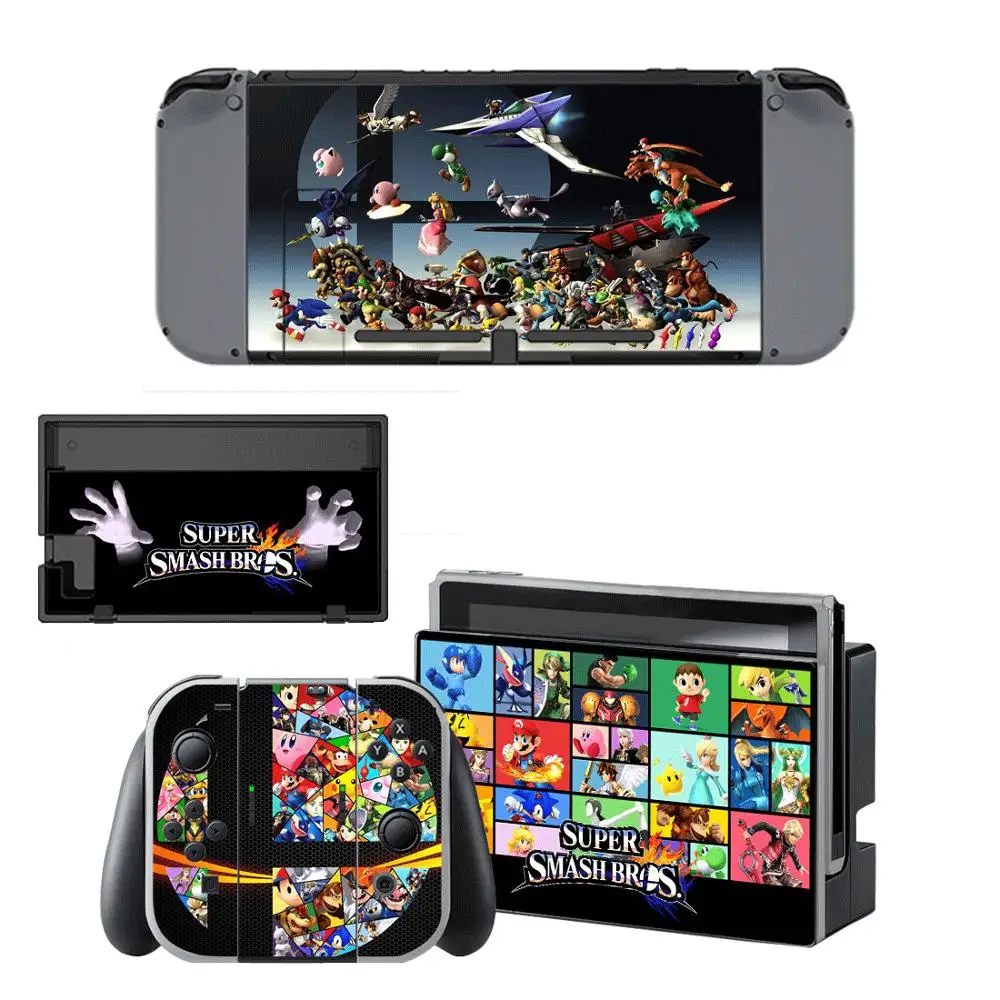 Vinyl Stickers For Nintend Switch Console and Joy-Con Controller Skin Set For Super Smash Bro S Stickers 
Vinyl Stickers For Nintend Switch Console and Joy-Con Controller Skin Set For Super Smash Bro S Stickers