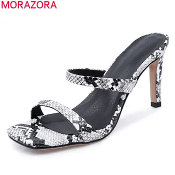 MORAZORA big size 33-42 2020 fashion women shoes summer high heels women mules shoes classic square toe party shoes
MORAZORA big size 33-42 2020 fashion women shoes summer high heels women mules shoes classic square toe party shoes