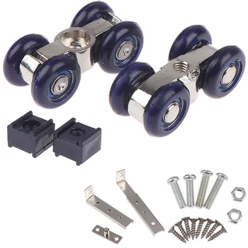 Blue Light Sliding Door Roller Home Room Wood Door Hanging Wheels Bear 30KG Zinc Alloy +Door Rollers Furniture Hardware 
Blue Light Sliding Door Roller Home Room Wood Door Hanging Wheels Bear 30KG Zinc Alloy +Door Rollers Furniture Hardware