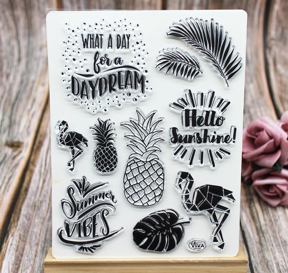 Flamingo/pineapple Transparent Clear Stamp/Seal for DIY scrapbooking album craft Decorative Summer amorous feelings clear stamp
Flamingo/pineapple Transparent Clear Stamp/Seal for DIY scrapbooking album craft Decorative Summer amorous feelings clear stamp