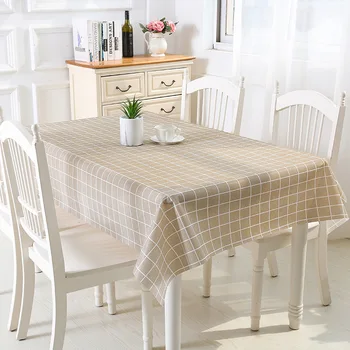 Simple Nordic Style Dining Tablecloths 6 Colors Quality PVC Plaid Tea Table Cloth Desk Cover For Study Waterproof Desktop Mats
Simple Nordic Style Dining Tablecloths 6 Colors Quality PVC Plaid Tea Table Cloth Desk Cover For Study Waterproof Desktop Mats