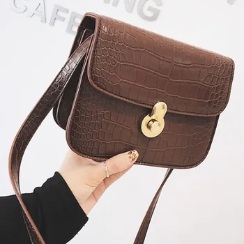 Fashion Ladies Crocodile Flap Bag Designer Handbags Women Bags 2019 Black Brown Small Day Clutch Vintage Girls Crossbody Bags
Fashion Ladies Crocodile Flap Bag Designer Handbags Women Bags 2019 Black Brown Small Day Clutch Vintage Girls Crossbody Bags