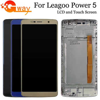 5.99" For Leagoo Power 5 LCD Display Touch Screen Digitizer Assembly With Frame For Leagoo Power5 LCD Sensor Accessories + Tools
5.99" For Leagoo Power 5 LCD Display Touch Screen Digitizer Assembly With Frame For Leagoo Power5 LCD Sensor Accessories + Tools